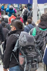 Syrians arriving in Germany